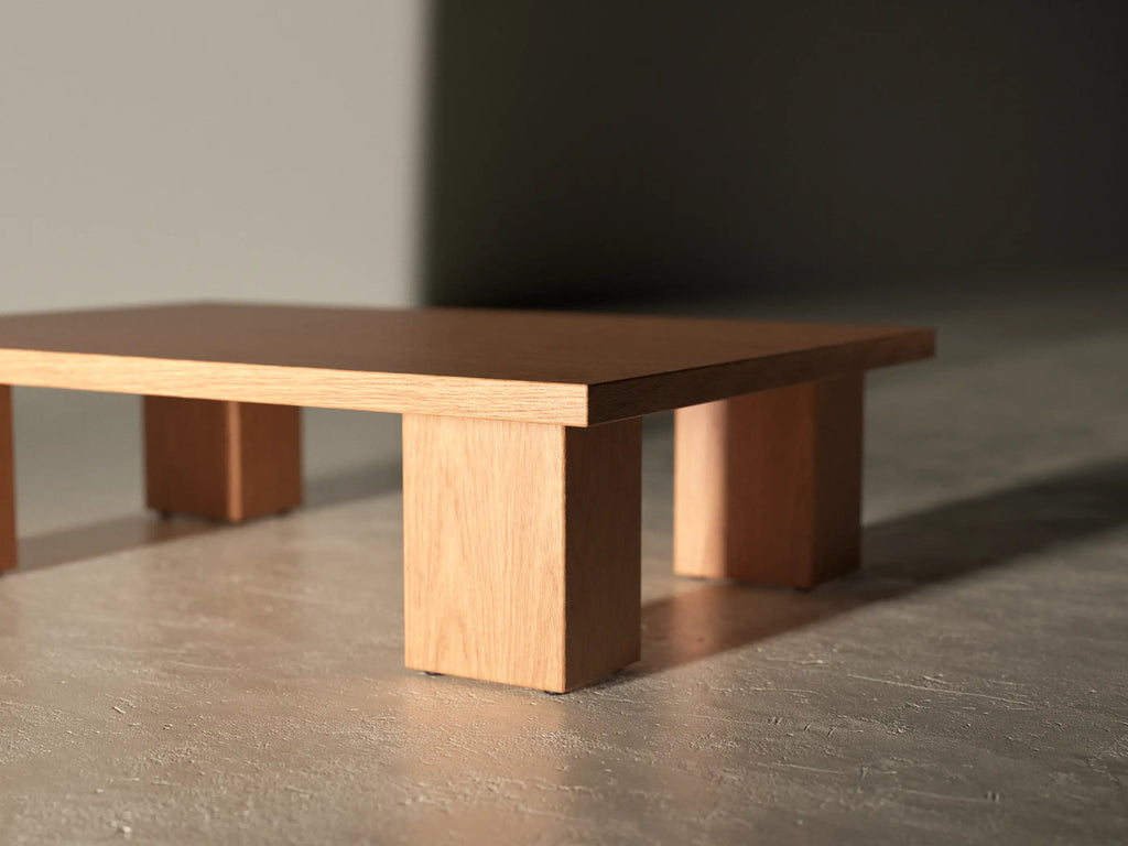 Totem Coffee Table — Plinth Leg